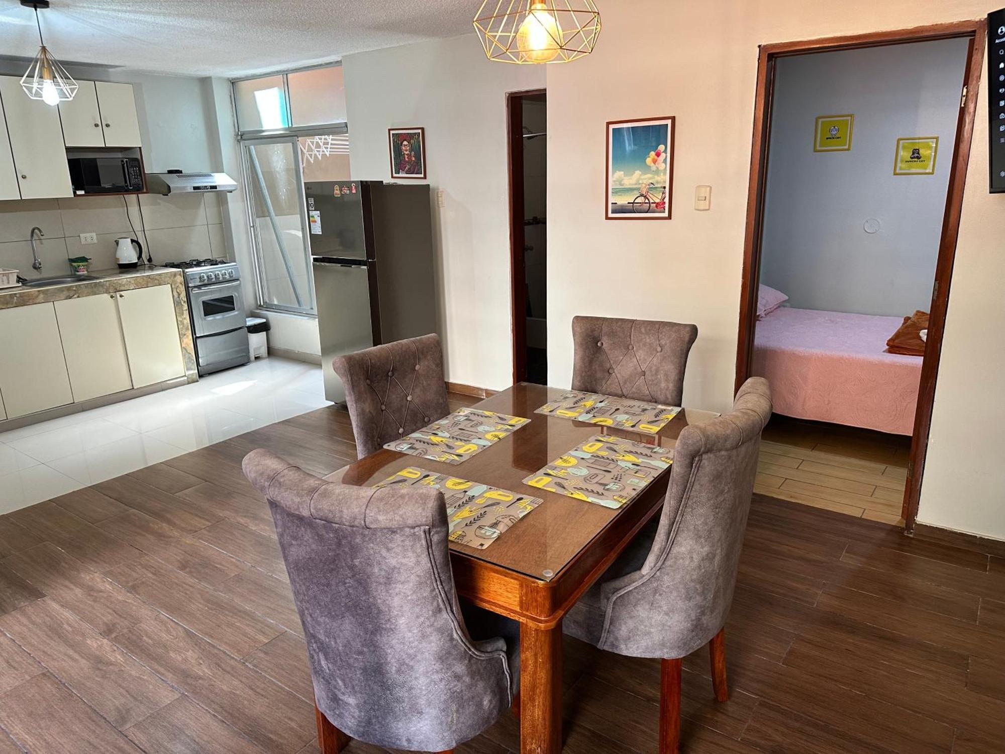 Hermoso Depa Amoblado 3Camas Wifi Terraza Lima Bagian luar foto